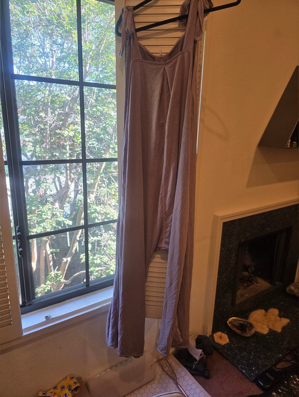 Violet Free People Romper With Slits